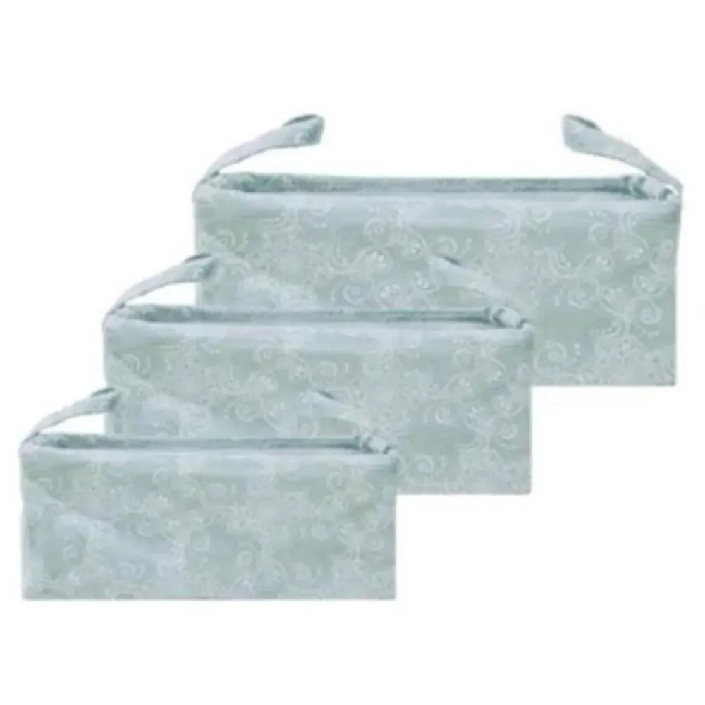 Summer & Rose Brylin Basket Trio Green Paisley 3 Pieces